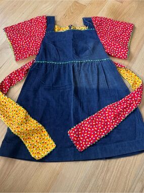 Vintage The Cottager for the junior petite dress size 4 vibrant colors
